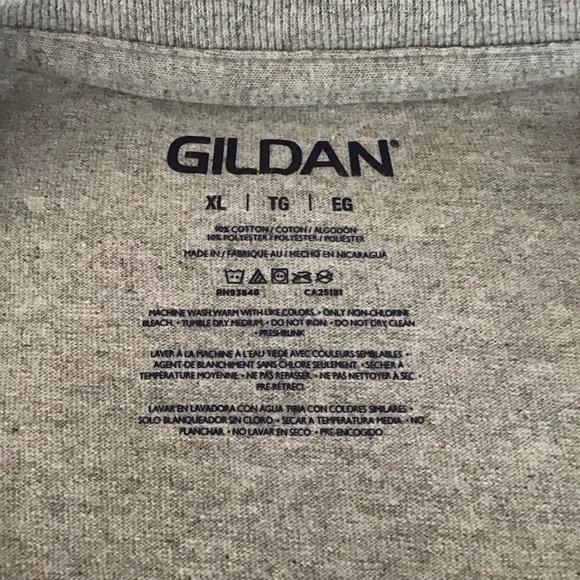 Mouse Ears Shades Mens XL T-Shirt Gildan Short Sleeve Tee Gray Black Sunglasses - Picture 4 of 9